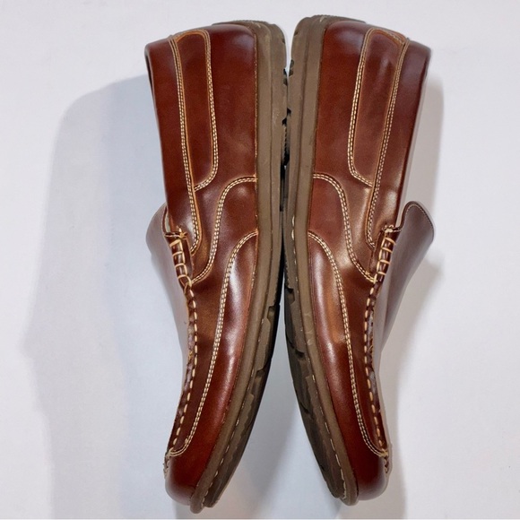 Nunn Bush Men's Cale Cognac Memory Foam Slip-On Leather Loafer Sz 11 Worn Once - Picture 3 of 10